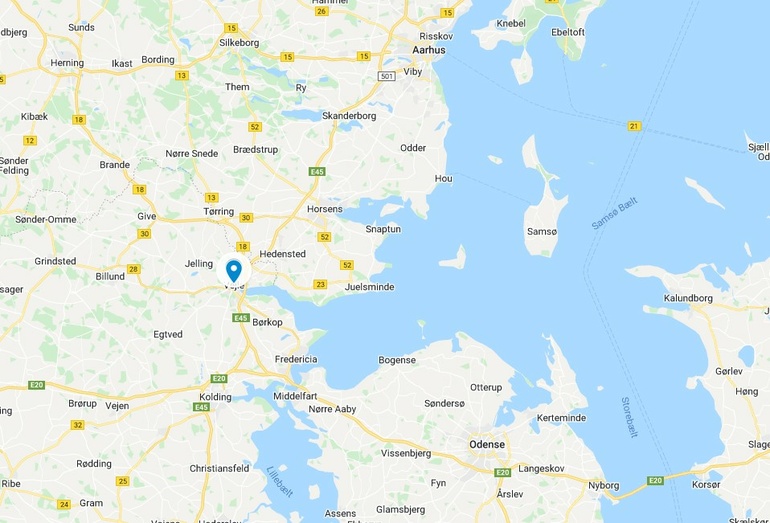 lån-3938-Finansiering til ejendomsprojekt i Vejle - placering på kort